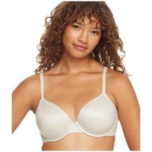 Natori Size 34C Revelation T-Shirt Bra In Linen 721248 Underwire Padded